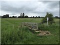 Footbridge over stream on Hilperton Marsh in BA14 7YZ