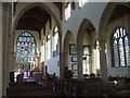 Interior of St. Michael's, North Cadbury, Somerset in BA22 7DG