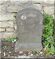 Old Boundary Marker by North Road, Bath in BA2 5EY
