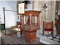 Holy Trinity, Halstead: pulpit in CO9 1XR