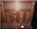 Holy Trinity, Halstead: war memorial in CO9 1XR