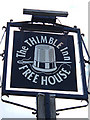 Thimble Inn pub sign in DT2 7TB
