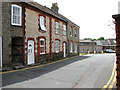 Terraced cottages in St Giles Lane, Thetford in IP24 2BU