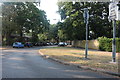 Hornbeam Road at the junction of College Heath Road in IP28 7AW