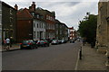 View north along Crown Street, Bury St Edmunds in IP33 1QT