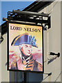 Lord Nelson pub sign in NR32 2HU