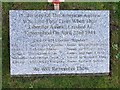 American Aircrew memorial in NR33 7TP