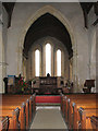 All Saints church - view east in PE37 8AL