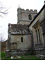 Porch and tower, St Peter's Church, Great Cheverell in SN10 5TP