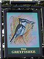 Sign for the Greyfisher in SP2 8TF