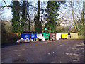Recycling Area at Winterbourne Gunner in SP4 6JP