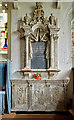 Sir Charles Duncombe monument - St Laurence's church, Downton in SP5 3PJ