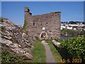 Chain Fort guarding the mouth of the River Fowey, Cornwall in PL23 1EB