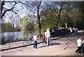 Queens Park in Chesterfield with the Boating Lake in View in S40 2ND