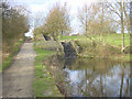 Lock staircase on the Hollinwood Branch Canal in Daisy Nook Country Park in OL7 9PR
