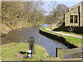 Lock 20 on the Huddersfield Canal, near Greenfield in OL3 7ED
