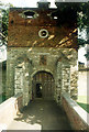 Upnor Castle main gate in ME2 4UX
