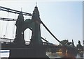 Hammersmith Bridge in W6 0DE