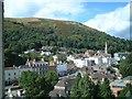 Belle Vue Terrace, Malvern from the top of Priory Church in WR14 3HW