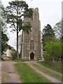 Earl Soham church in Earl Soham