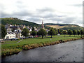 The Tweed at Peebles in Peebles