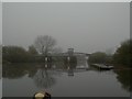 Cawood Swing bridge in the early morning in YO8 3TG