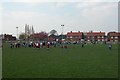School rugby match at Normanton RLFC. in WF6 1NB