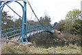 Foot bridge over the river Derwent at Huttons Ambo in YO60 7HE