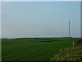 Radio mast, near Hest Bank in LA5 8AB