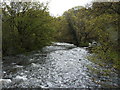 Afon Ogwen (river) in Llandygai Community