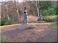 Peter Rabbit in the Beatrix Potter Garden Birnam in PH8 0DL