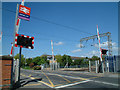 Level crossing at Enfield Lock station in EN3 6DA