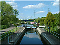 Rammey Marsh Lock and M25 bridge in EN9 3YZ