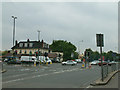 A10 junction and Halfway House in EN1 3PE