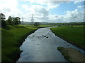 River Calder, near Altham, Lancashire in BB12 7NP
