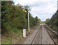 Semaphore distant signal on the approach to Henley in Arden. in B95 5ND