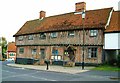 Half-timbered house in Laxfield in Laxfield