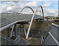 Footbridge to Shops in NG18 5SS