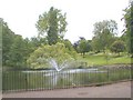 Round pond, Christchurch Park in IP4 2EZ