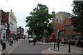 West Street and St Faiths church, Havant in PO9 1PT