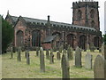 St Mary's church and graveyard, Weaverham in CW8 3PN