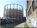 Gasholder on the Regent's Canal in E8 3RP