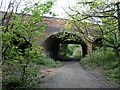 Sanders Lane bridge over footpath in NW7 1SB