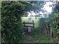 A stile between fields in ME19 5JL