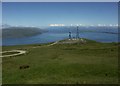 View up the Sound of Mull over BBC TV transmitter in PA65 6AY
