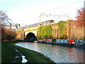 West Coast Main Line crossing Grand Union Canal in LU7 9AA