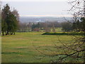 Rochdale Golf Course looking East towards the Pennine Hills beyond Rochdale town in OL11 5RB