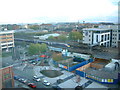 Cardiff Centre - Looking South from the Mariott Hotel in CF10 1XR