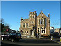 Camborne Library And Richard Trevithick Statue in TR14 7AB