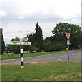 Signpost, Bournebridge Lane, Stapleford Abbotts, Essex in RM4 1EH